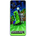 Miniatyrbild 1 av 3: Xiaomi Redmi 12C Genomskinligt Skal Minecraft Creeper mobilskal i klassisk grön pixelstil