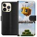 Miniatyrbilde 1 av 3: Apple iPhone 15 Pro Lommeboketui A Minecraft Movie