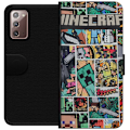 Pikkukuva 1 / 3: Samsung Galaxy Note20 Lompakkokotelo Minecraft Taide