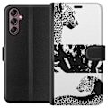 Miniatyrbild 1 av 3: Samsung Galaxy A14 5G Plånboksfodral Leopard Faces – trendi