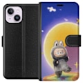 Miniatyrbillede 1 af 3: Apple iPhone 15 Plus Tegnebogsetui Labubu Neon Pop - Neonfarvet pop art monster