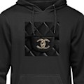 Miniatyrbillede 1 af 3: Hoodie til Voksen | Behagelig Hættetrøje Chanel Sort sort S