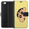 Pikkukuva 1 / 3: Apple iPhone 5 Lompakkokotelo Peeking Shinchan