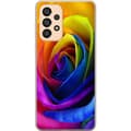 Kompatibelt Mobilskal till Samsung Galaxy A33 5G Rainbow Rose