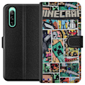 Pikkukuva 1 / 3: Sony Xperia 10 IV Lompakkokotelo Minecraft Taide