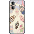 Miniatyrbild 1 av 3: OnePlus Nord N20 5G Genomskinligt Skal Labubu Pop Mart Kollektion Motiv Figur Samling Design Populärt Art Toy Pop Mart Kreativ Grafiskt
