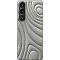Pikkukuva 1 / 3: Sony Xperia 1 V Läpinäkyvä kuori Hopea-aallot