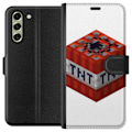 Miniatyrbillede 1 af 3: Samsung Galaxy S21 FE 5G Tegnebogsetui Minecraft TNT