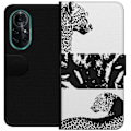 Pikkukuva 1 / 3: Huawei nova 8 Pro Lompakkokotelo Leopard Faces