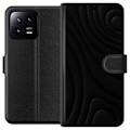Miniatyrbillede 1 af 3: Xiaomi 13 Tegnebogsetui Sorte Bølger