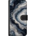 Miniatyrbillede 1 af 2: Kompatibel Tegnebogsetui til OnePlus 6 Nattagat blå