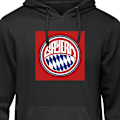 Miniatyrbillede 1 af 8: Børne-Hoodie | Blød Hættetrøje til Børn FC Bayern München sort 12-13 År