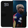 Miniatyrbillede 1 af 3: Samsung Galaxy Alpha Tegnebogsetui Lamine Yamal - Barcelonas Wunderkind i fokus