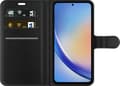 Miniatyrbillede 2 af 3: Kompatibel Tegnebogsetui til Samsung Galaxy A35 Sort spillehammer - Sort motiv med sort hammer. sort