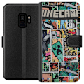 Pikkukuva 1 / 3: Samsung Galaxy S9 Lompakkokotelo Minecraft Taide