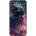 Pikkukuva 1 / 3: Samsung Galaxy A15 5G Läpinäkyvä kuori Kissa galaksissa