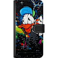 Pikkukuva 3 / 3: Apple iPhone 8 Plus Lompakkokotelo Kalle Anka Graffiti Disney Design Hauska Lasten Motiivi Väri Graafinen Suosittu Sarja Ikoninen Disney-hahmo