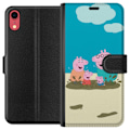 Miniatyrbillede 1 af 3: Apple iPhone XR Tegnebogsetui Greta Gris Familie Georg Mudderp