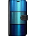 Miniatyrbillede 3 af 3: Huawei P30 Pro Tegnebogsetui Blå Metallic Striber