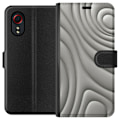Pikkukuva 1 / 3: Samsung Galaxy Xcover 5 Lompakkokotelo Hopea-aallot