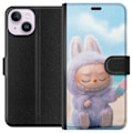 Miniatyrbillede 1 af 3: Apple iPhone 15 Tegnebogsetui Labubu Lyserød Stemning