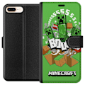 Miniatyrbillede 1 af 3: Apple iPhone 7 Plus Tegnebogsetui Minecraft Boom