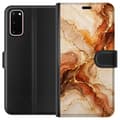 Miniatyrbilde 1 av 3: Kompatibelt Lommeboketui til Samsung Galaxy S20 Høstagat beige