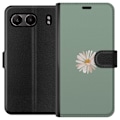 Pikkukuva 1 / 3: OnePlus Nord 4 Lompakkokotelo Vihreä Minimalikukka - tyylikä