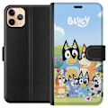 Miniatyrbild 1 av 3: Apple iPhone 11 Pro Max Plånboksfodral Bluey mobilskal med hela familjen i färgglad design