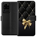 Miniatyrbilde 1 av 3: Samsung Galaxy S20 Ultra Lommeboketui Luksuriøs rosett