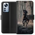 Kompatibel Tegnebogsetui til Xiaomi 12 Pro Løbende hest