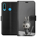 Miniatyrbillede 1 af 3: Huawei P30 lite Tegnebogsetui Pop Mart MEGA LABUBU LABUBU Sket
