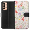 Miniatyrbillede 1 af 3: Samsung Galaxy A23 Tegnebogsetui Blomster
