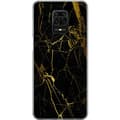 Kompatibelt Mobilskal till Xiaomi Redmi Note 9S Marble Black&Gold