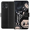 Miniatyrbillede 1 af 3: Motorola Moto G72 Tegnebogsetui <nl>Labubu Black Energy - Sort