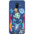 Pikkukuva 1 / 3: Samsung Galaxy A6 (2018) Läpinäkyvä kuori Stitch ja ystävä