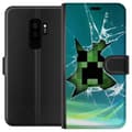 Kompatibel Tegnebogsetui til Samsung Galaxy S9+ MineCraft