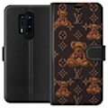 Miniatyrbillede 1 af 3: OnePlus 8 Pro Tegnebogsetui Louis Vuitton Teddybjørn Mønster Luksus Mode Design Populært Motiv Mode Trend Luksuriøse Accessories
