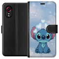 Miniatyrbillede 1 af 3: Samsung Galaxy Xcover 5 Tegnebogsetui Stitch Hoppende Glæde -