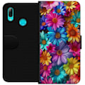 Miniatyrbild 1 av 3: Huawei P smart 2019 Plånboksfodral Gerbera Blommor Färgglad Dekor Blommotiv Populärt Heminredning Färg Rik Väggkonst Design