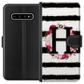 Kompatibel Tegnebogsetui til Samsung Galaxy S10+ H