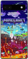 Yhteensopiva Puhelinkuori Google Pixel 6a Minecraft