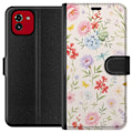 Miniatyrbillede 1 af 3: Samsung Galaxy A03 Tegnebogsetui Blomster
