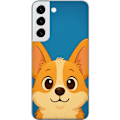 Pikkukuva 1 / 3: Samsung Galaxy S22+ 5G Läpinäkyvä kuori Hello Corgi