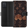 Miniatyrbillede 1 af 3: Samsung Galaxy A71 Tegnebogsetui Teddy Trist LV Glad