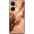 Kompatibelt Mobildeksel til OnePlus Nord CE3 Kobbermarmor oransje