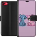 Kompatibelt Plånboksfodral till Apple iPhone 7 Lilo and Stitch
