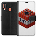 Pikkukuva 1 / 3: Samsung Galaxy A20e Lompakkokotelo Minecraft TNT