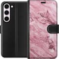 Kompatibelt Lommeboketui til Samsung Galaxy S23 Rosa