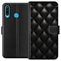 Miniatyrbillede 1 af 3: Huawei P30 lite Tegnebogsetui Læder Sort
